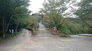 金峯神社(10Km地点)